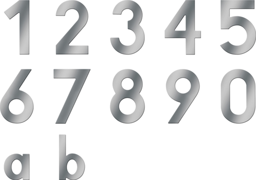 Metafranc Hausnummer 5 a2 120mm - wu0424047