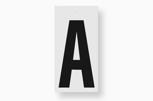 Metafranc Klebebuchstabe 100mm schwarz b - wu0510020
