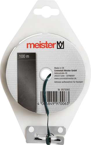 Meister Kunststoff-Bindedraht, 50 m, Kartongröße – wu9970000