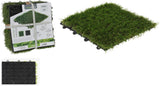 Progarden künstliche Grasfliesen 6 PCs