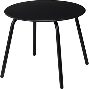 Home styling tafel zwart ã¸50xh40 cm rond