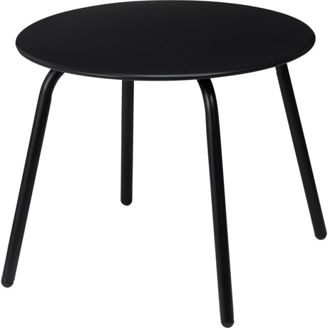 Home styling tafel zwart ã¸50xh40 cm rond