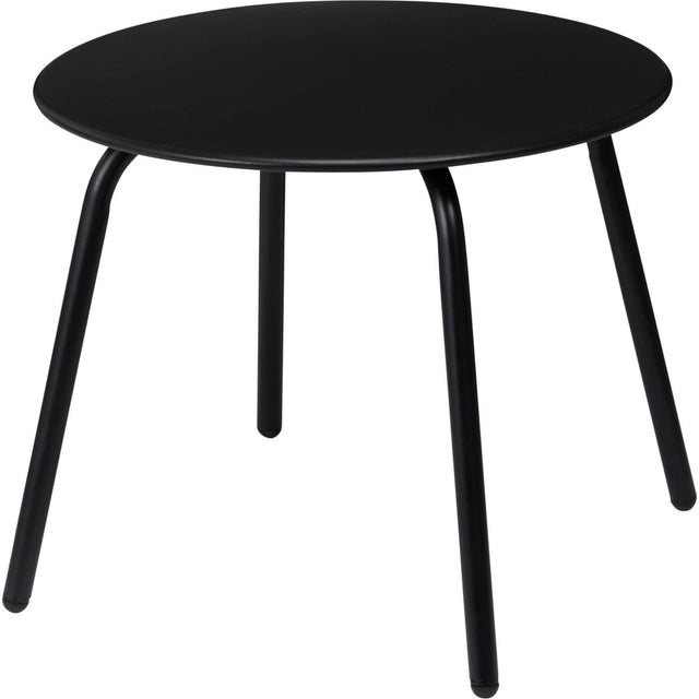 Home styling tafel zwart ã¸50xh40 cm rond