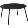 Home styling tafel zwart ã¸70xh40cm rond