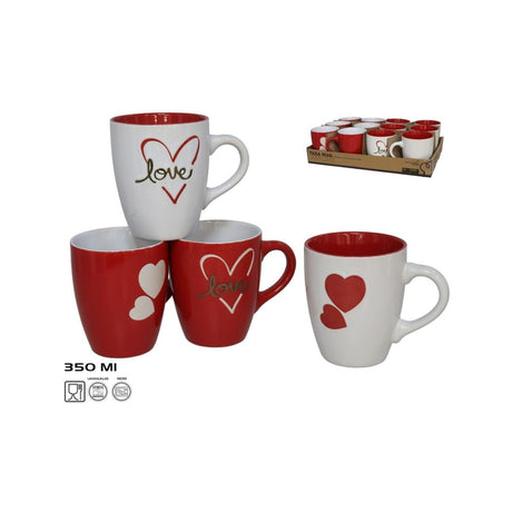 Becher Love 350ml 4-fach sortiert Becher Love 350ml 4-fach sortiert