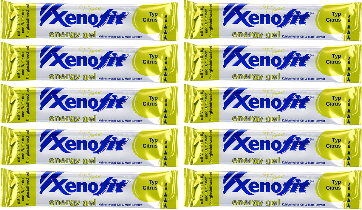 Xenofit Energiegel Zitrus 10x25g
