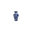 Kersten vaas aardewerk blue 16x9x9cm