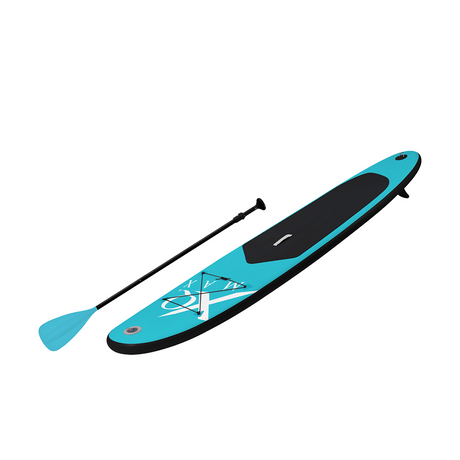 XQ Max Stand Up Paddleboard aufblasbar 285 cm blau und schwarz