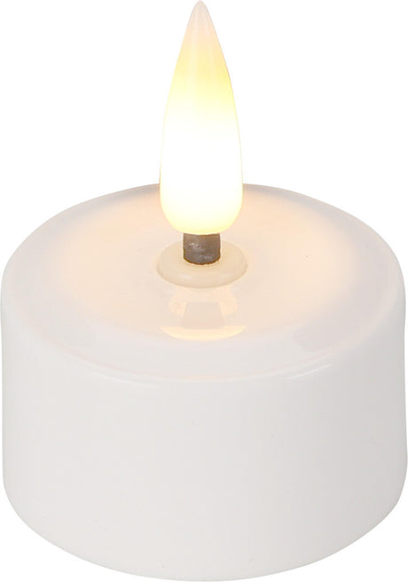 Home Styling Teelicht-Nachfüllset LED 4-teilig exkl. Ladegerät
