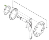 Shimano-Kette Top Bolt Set M8X8.5 B FC-M7000 (4ST)