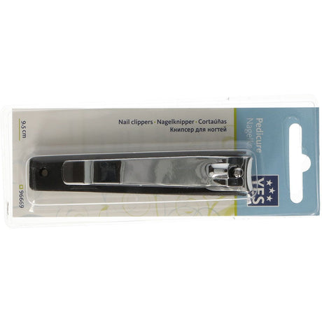 Ja Nagelknipser mit Verschluss silber 9,2 cm