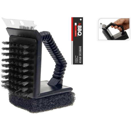 Campingmeister Grill 3in1 Bürste schwarz