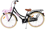 Volare Excellent Kinderfahrrad – Mädchen – 24 Zoll – Schwarz – 3 Gänge