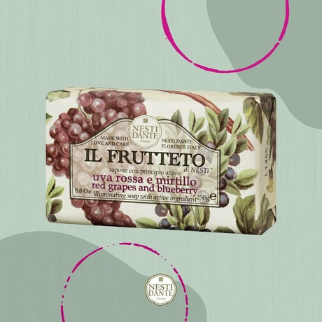 Nesti dante il frutteto rote Trauben-Blaubeerseife 250gr.