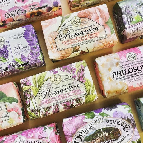 Nesti Dante Romantica wilde toskanische Lavendel-Eisenkraut-Seife 250gr.