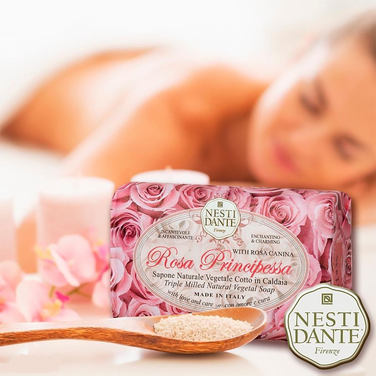 Nesti Dante Rosa Prinsensa Seife 150gr.