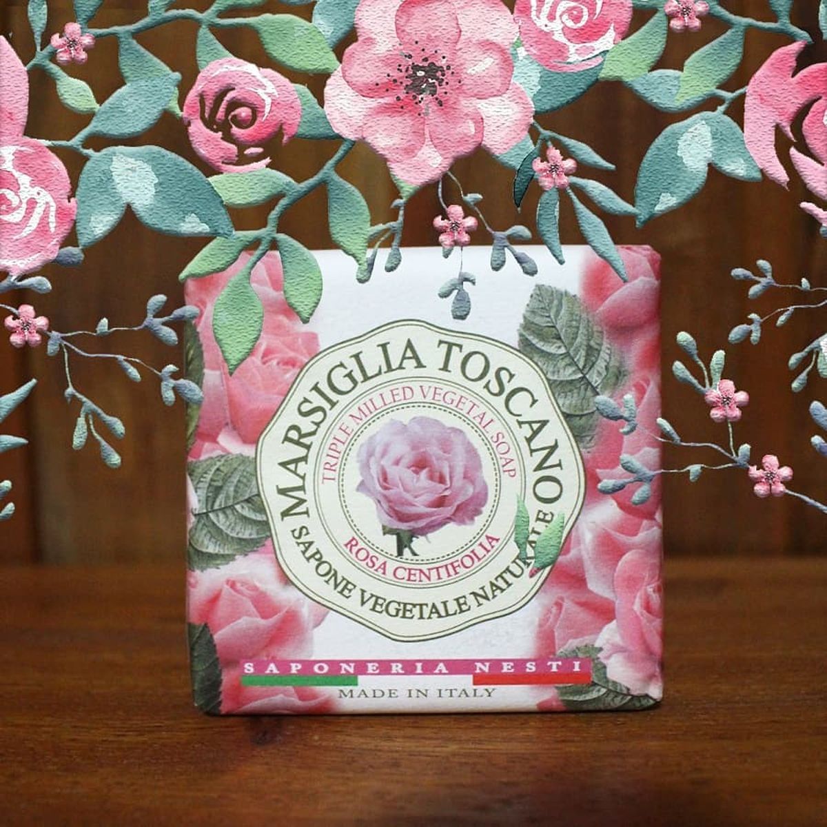 Nesti Dante Marsiglia Toscano Rosa Centifolia Seife 200gr.