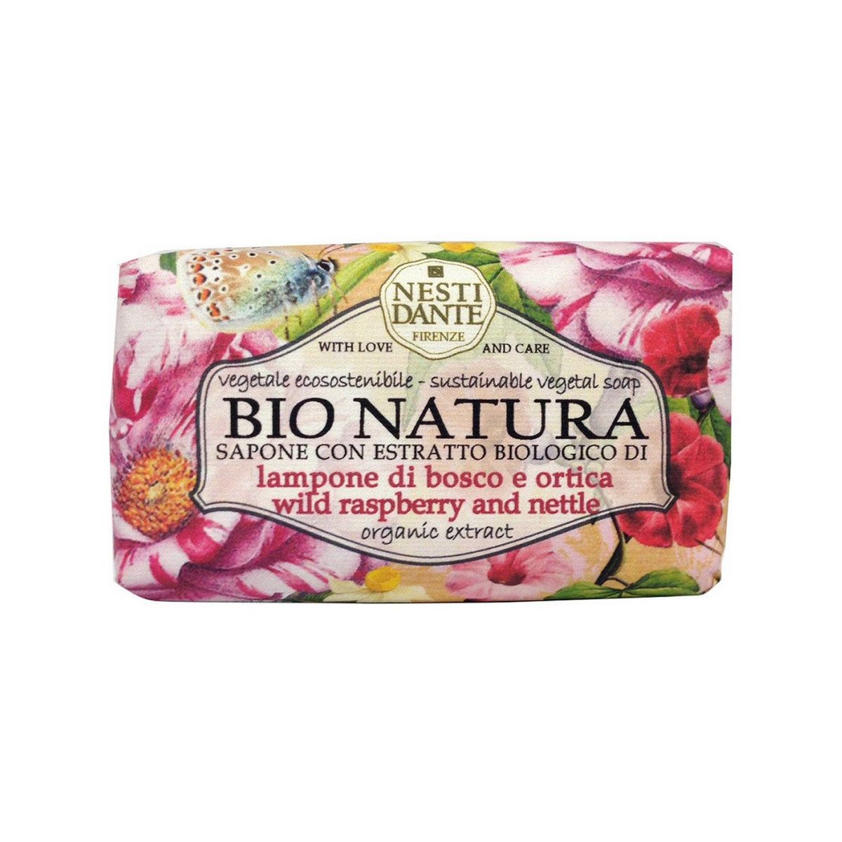 Nesti Dante Bionatura Wildhimbeer-Brennnessel-Seife 250gr.