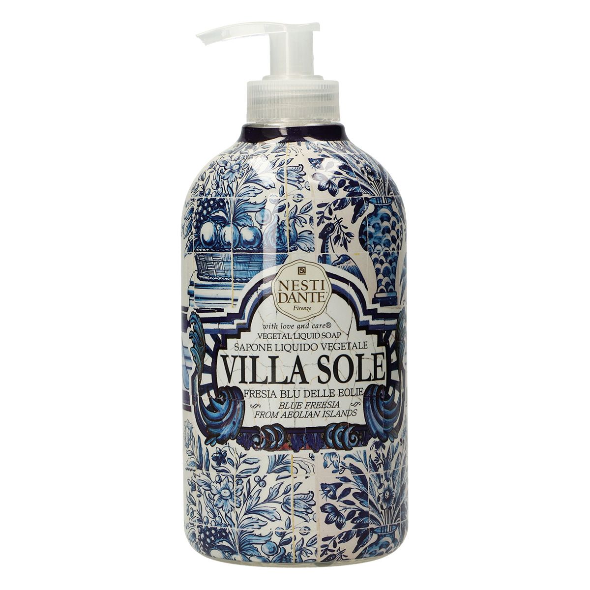 Nesti Dante Villa Sole Freesia Blu Della Eolie Seifenpumpe 500 ml