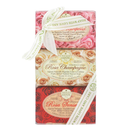 Nesti Dante Geschenkset Seife rosa 3x150gr.