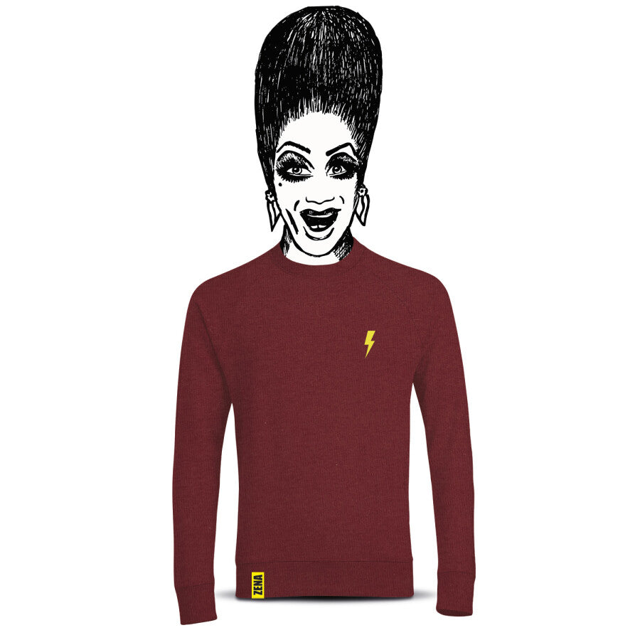 Zena sweater flash burgundy m