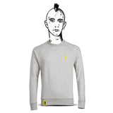 Zena sweater flash heather grey xs