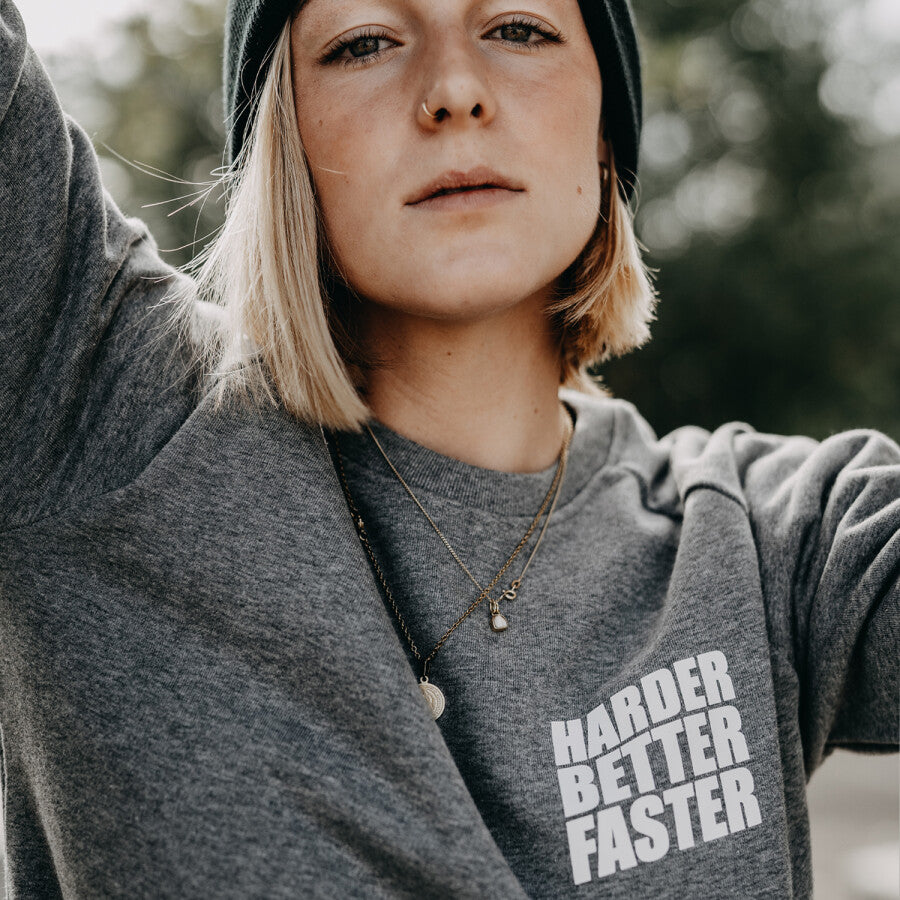 Zena sweater hbf mid heather grey s