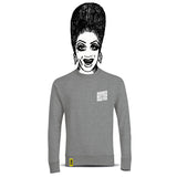 Zena sweater hbf mid heather grey xxl