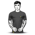 Zena t-shirt flash anthracite l