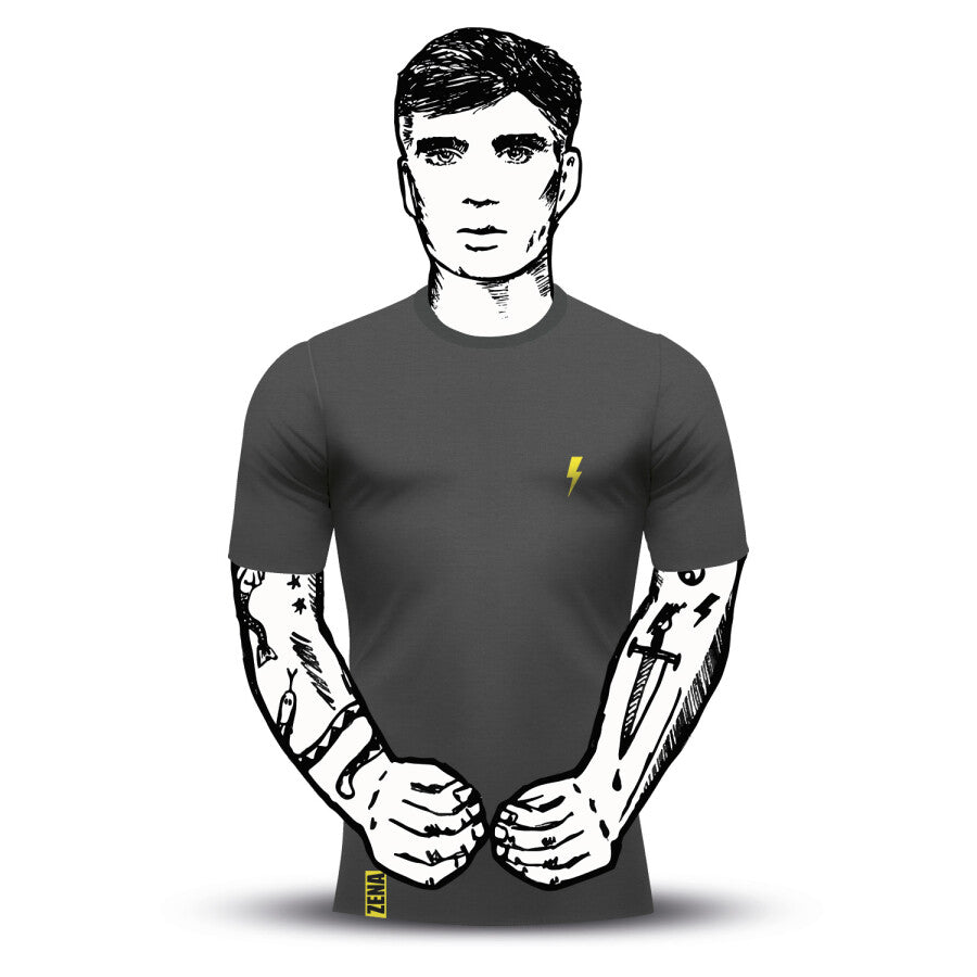 Zena t-shirt flash anthracite s