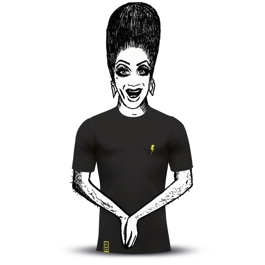 Zena t-shirt flash black l