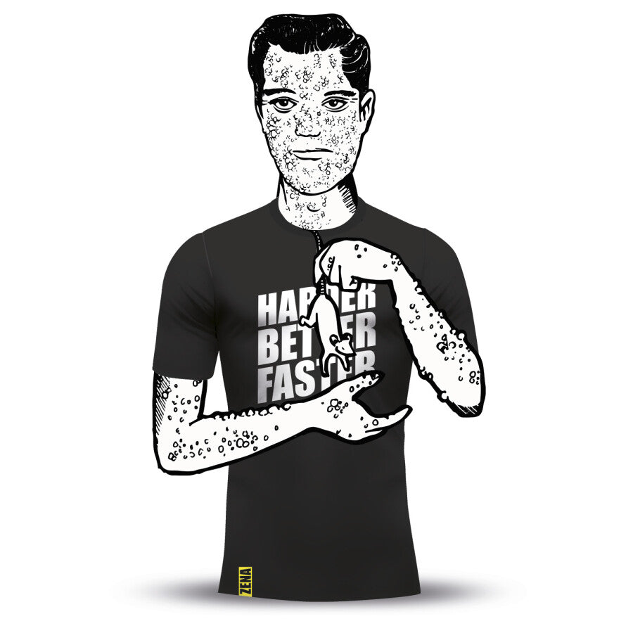 Zena t-shirt hbf black xl