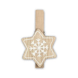 Zep Weihnachtskit Holzklammern braune Lk39b 8 Stück