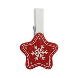 Zep Christmas Kit Holzklammern Rot Lk38r 8 Stück
