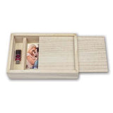 ZEP Storage Box Brown USB CX7568 für Foto 15x20 cm