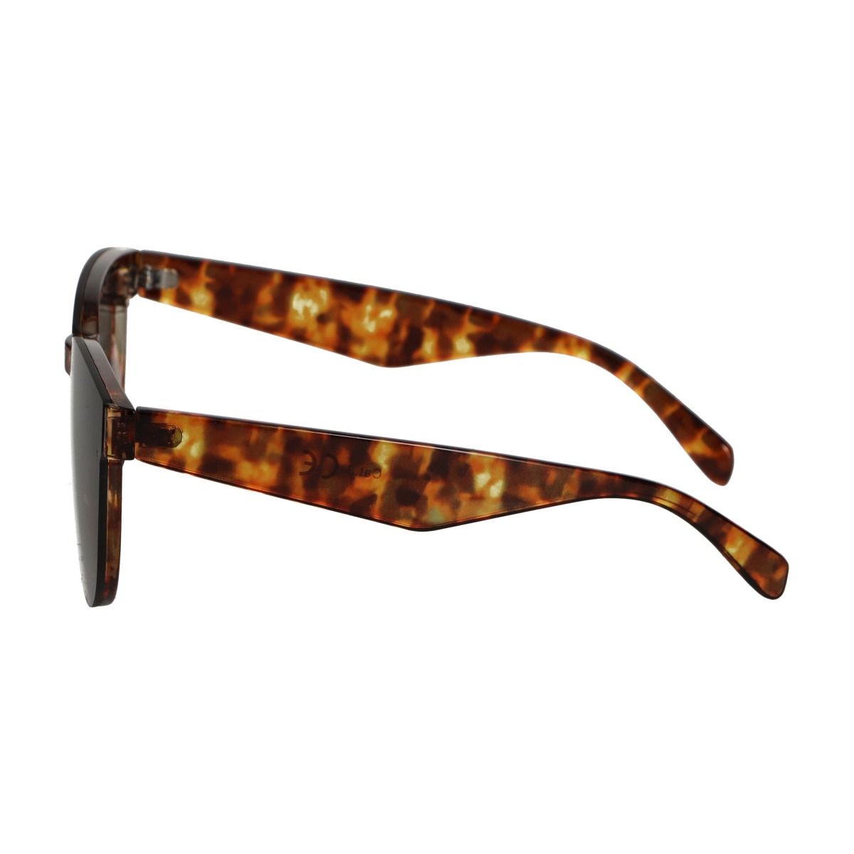 Spectrum-Sonnenbrille mit Statement-Sonnenbrille in Schildpatt und Rauchgrau für Damen