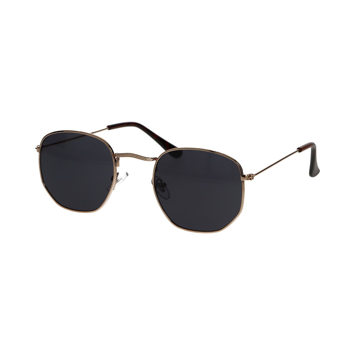 Spectrum Sonnenbrille Metall Gold Sechseck Damen