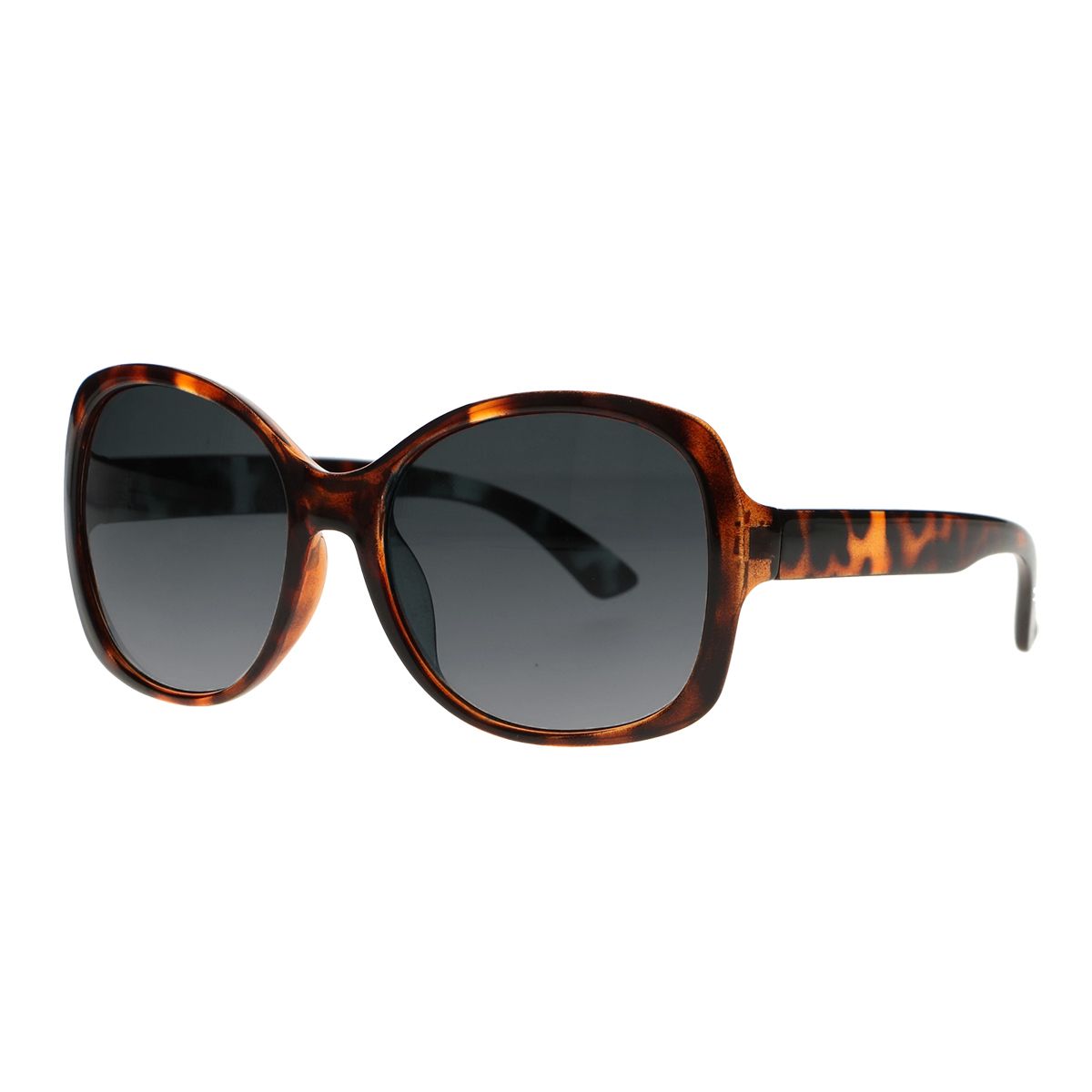 Spectrum-Sonnenbrille, Statement-Sonnenbrille, oval, groß, schildpattgrau, für Damen