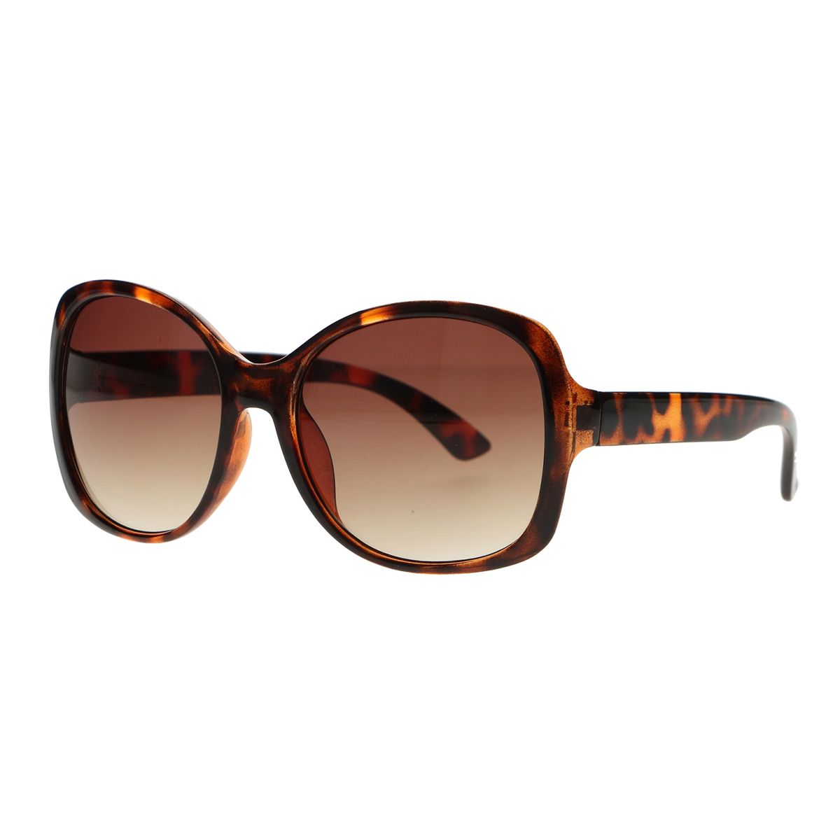 Spectrum-Sonnenbrille, Statement-Sonnenbrille, oval, groß, schildpattbraun, für Damen