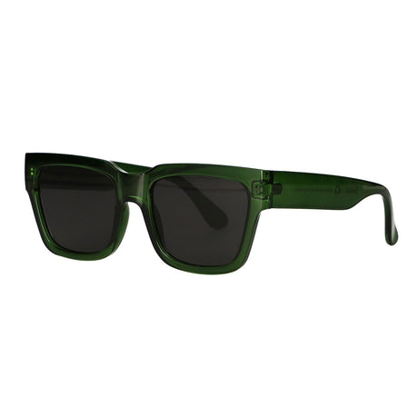 Spectrum Sonnenbrille, Statement-Sonnenbrille, quadratisch, grünes Rauchglas für Damen