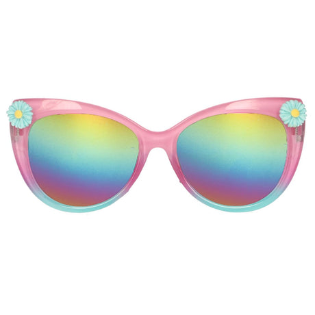 Spectrum Sonnenbrille rosa blaue Blumen Mädchen