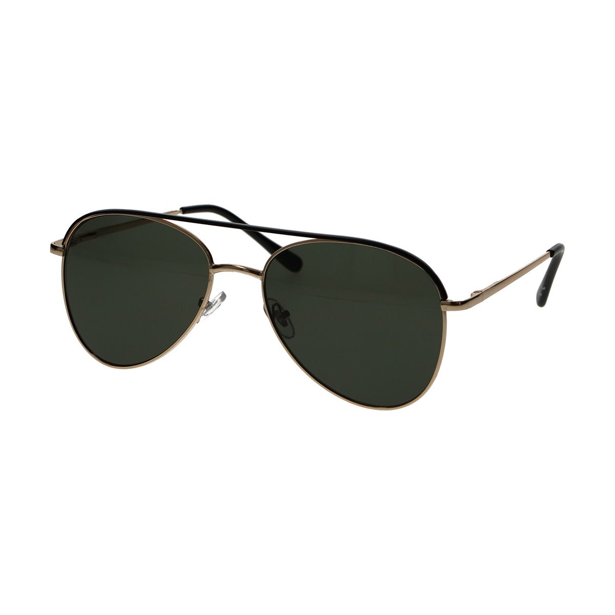 Spectrum Sonnenbrille Pilot Gold Schwarz Grün Herren
