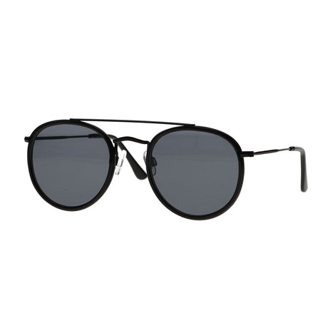 Spectrum Sonnenbrille Doppelsteg schwarzes Rauchglas Herren