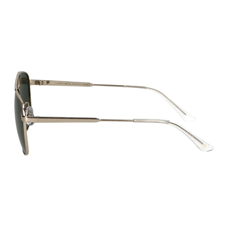 Spectrum Sonnenbrille aus grünem Glas und Messing für Herren