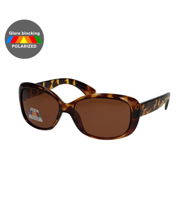 Spectrum polarisierte Sonnenbrille oval schildpattbraun Damen