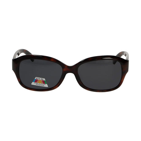 Spectrum polarisierte Sonnenbrille oval schildpattgrau Damen