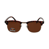Spectrum polarisierte Sonnenbrille Club Square Havanna Goldbraun Unisex