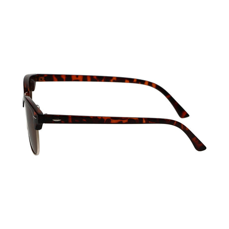 Spectrum polarisierte Sonnenbrille Club Square Havanna Goldbraun Unisex