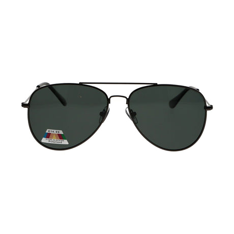 Spectrum polarisierte Sonnenbrille Pilot schwarz grün Herren