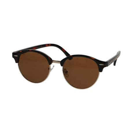 Spectrum Sonnenbrille Club Round Havanna Goldbraun Unisex